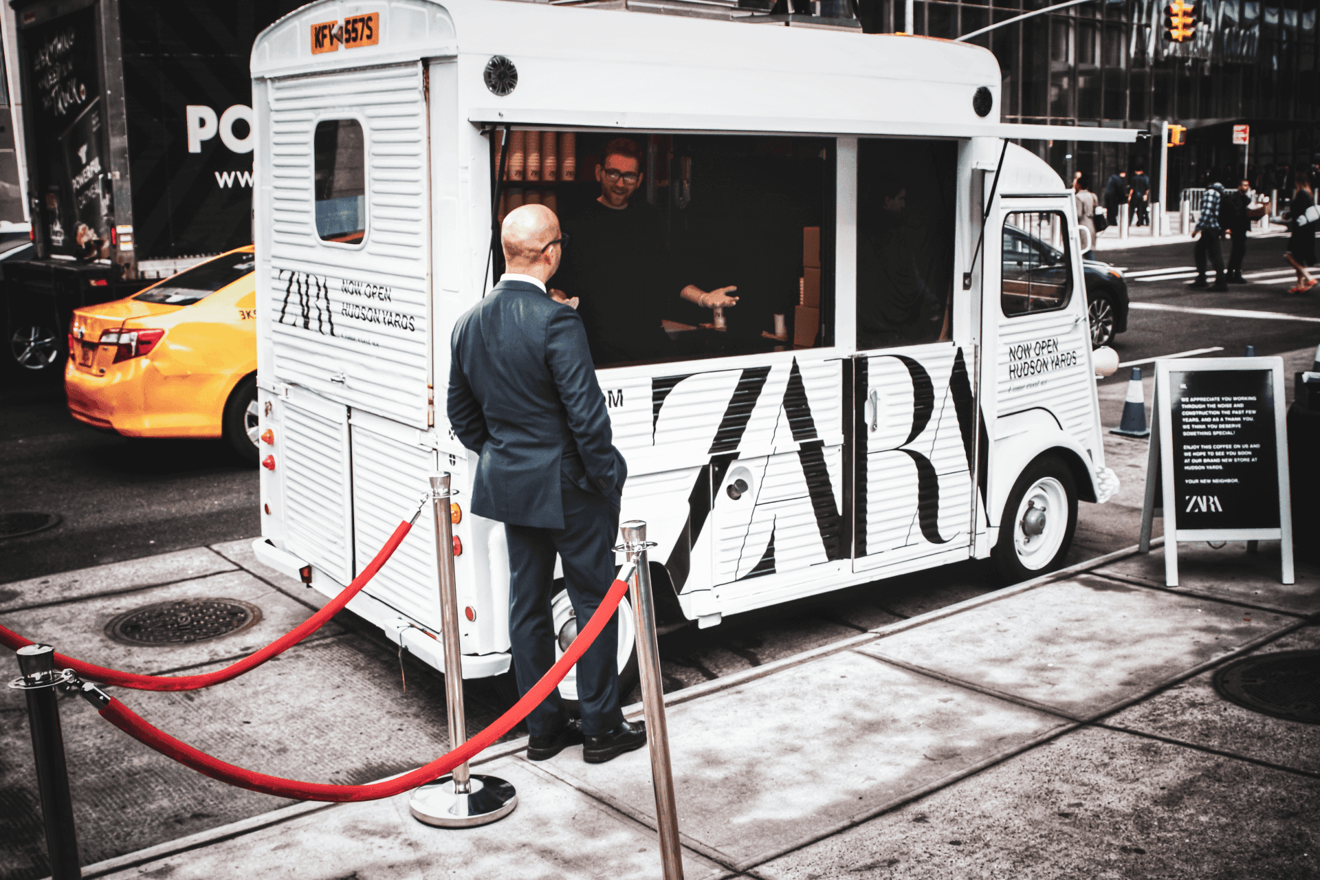 Branded food truck