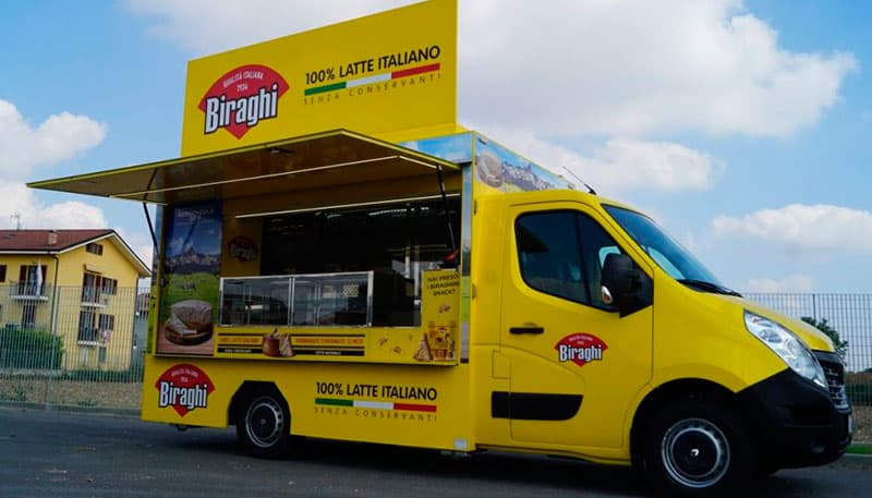 Branded truck campaign